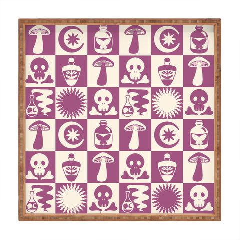 haleyum Potions and Spooky Things Square Tray