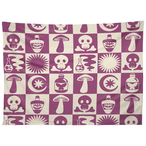 haleyum Potions and Spooky Things Tapestry