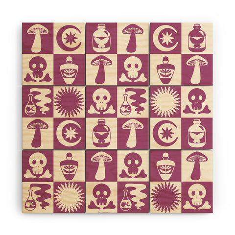 haleyum Potions and Spooky Things Wood Wall Mural