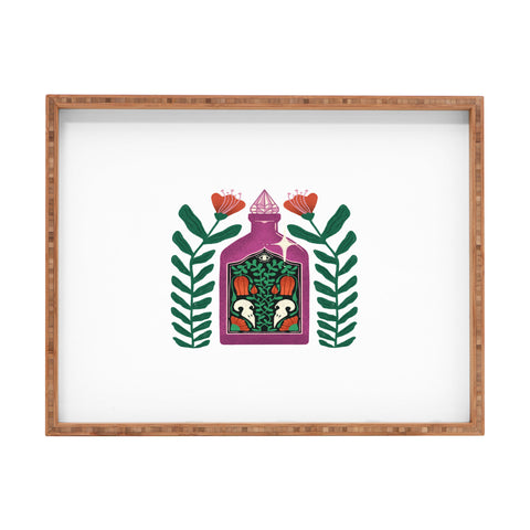 haleyum Purple Crystal Potion Rectangular Tray