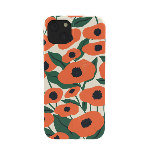 haleyum Red Poppy Garden 2 Phone Case