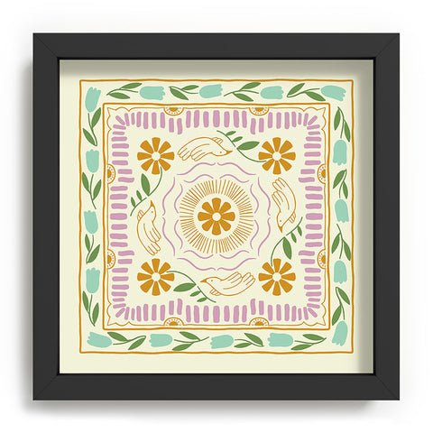 haleyum Scandinavian Dove Pattern Recessed Framing Square
