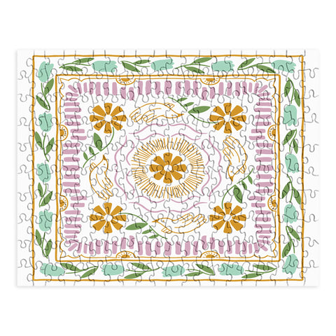 haleyum Scandinavian Dove Pattern Puzzle