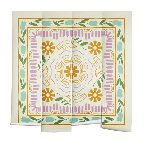 haleyum Scandinavian Dove Pattern Wall Mural