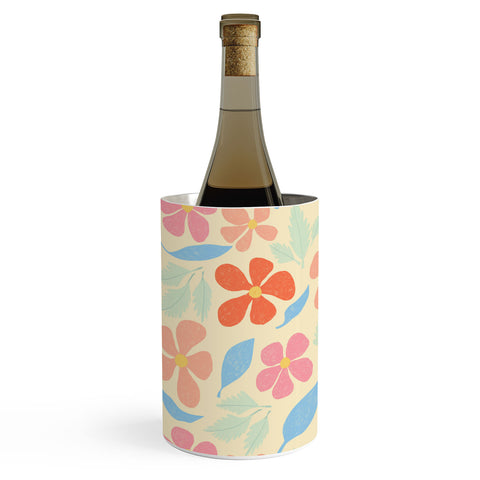 haleyum Tropical Vintage Flowers Wine Chiller