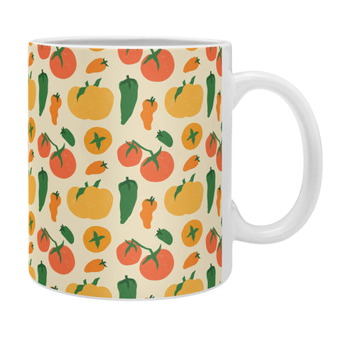 haleyum Veggie Love Pattern Coffee Mug