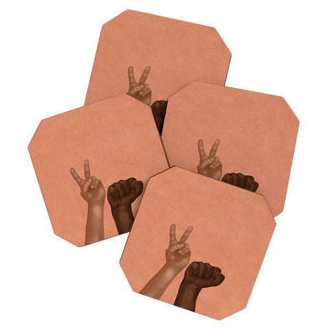 Hanifa Abdul Hameed Justice Coaster Set