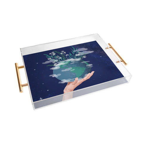 Hanifa Abdul Hameed Mother Earth Acrylic Tray