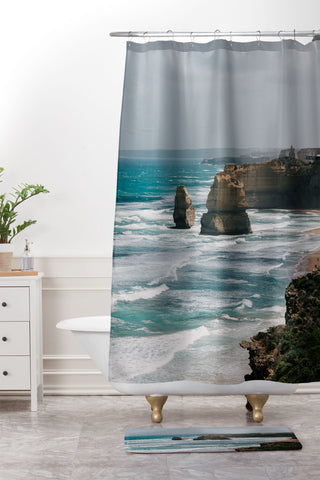 Hannah Kemp 12 Apostles Shower Curtain And Mat