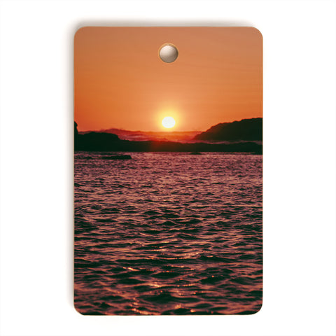 Hannah Kemp A Coastal Sunset Cutting Board Rectangle