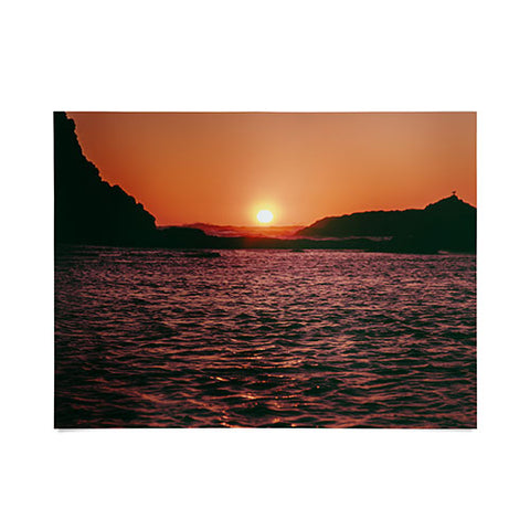 Hannah Kemp A Coastal Sunset Poster