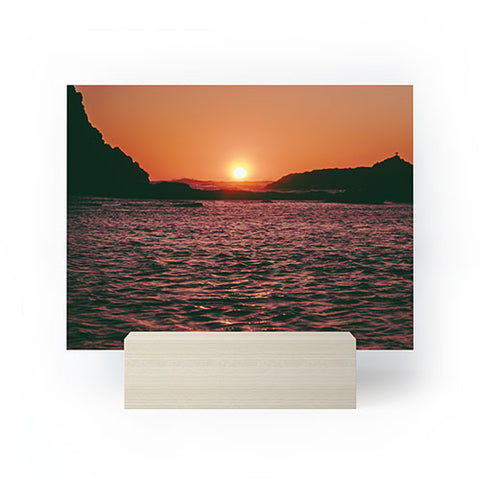 Hannah Kemp A Coastal Sunset Mini Art Print