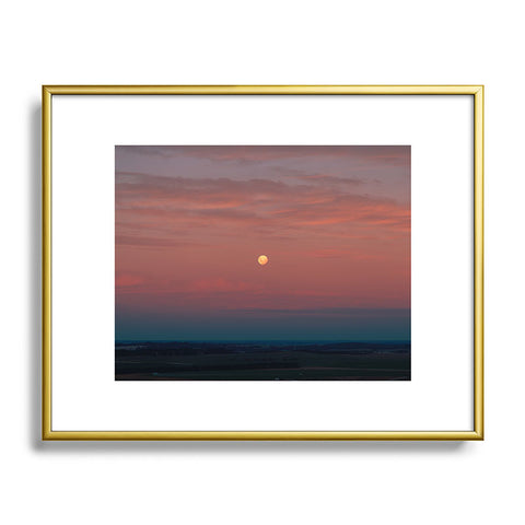 Hannah Kemp A Full Moon Metal Framed Art Print
