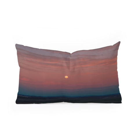 Hannah Kemp A Full Moon Oblong Throw Pillow
