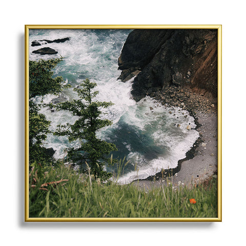 Hannah Kemp A Secret Spot Square Metal Framed Art Print