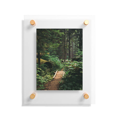 Hannah Kemp A Walk in the Woods II Floating Acrylic Print