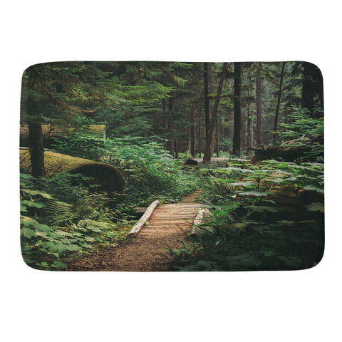 Hannah Kemp A Walk in the Woods II Memory Foam Bath Mat
