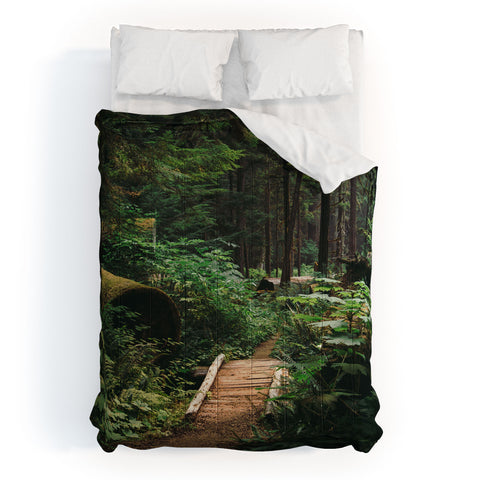 Hannah Kemp A Walk in the Woods II Comforter