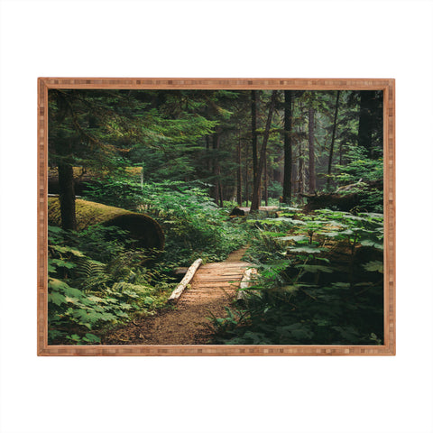 Hannah Kemp A Walk in the Woods II Rectangular Tray