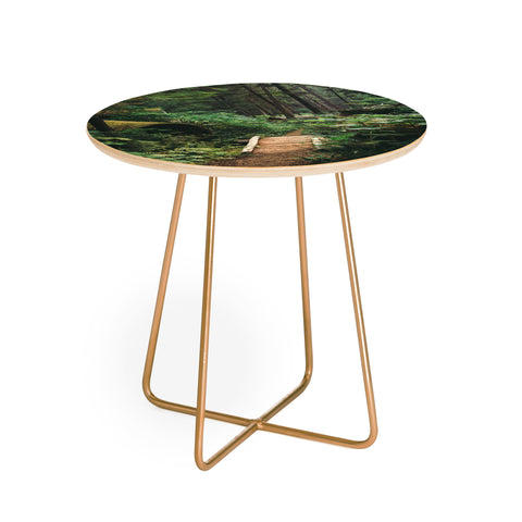 Hannah Kemp A Walk in the Woods II Round Side Table