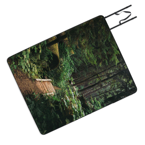 Hannah Kemp A Walk in the Woods II Picnic Blanket