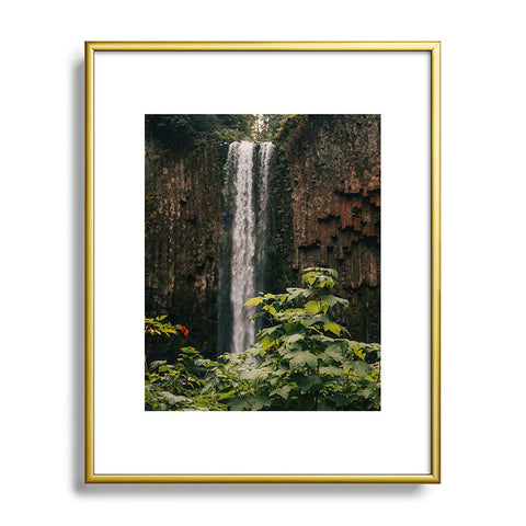 Hannah Kemp Abiqua Falls Metal Framed Art Print
