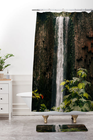 Hannah Kemp Abiqua Falls Shower Curtain And Mat