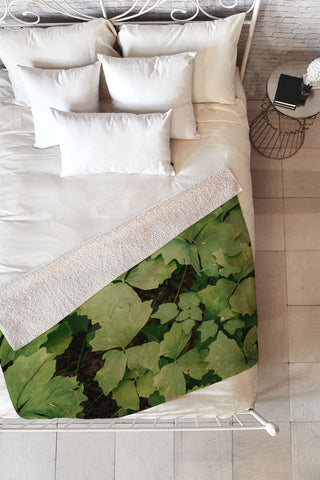 Hannah Kemp Achlys Triphylla Fleece Throw Blanket