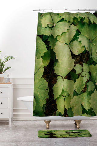 Hannah Kemp Achlys Triphylla Shower Curtain And Mat