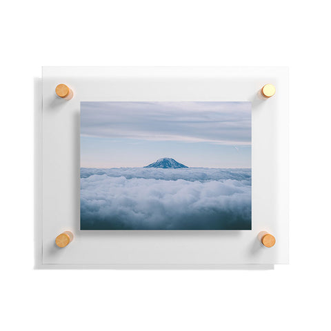 Hannah Kemp Adams above Clouds Floating Acrylic Print