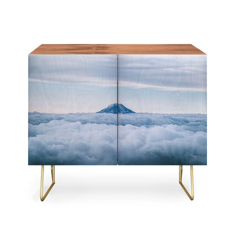 Hannah Kemp Adams above Clouds Credenza