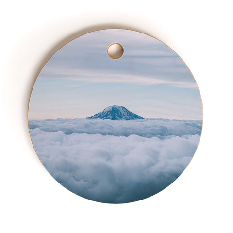 Hannah Kemp Adams above Clouds Cutting Board Round