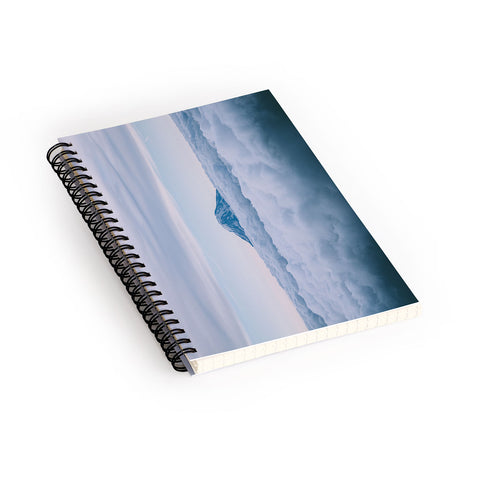 Hannah Kemp Adams above Clouds Spiral Notebook