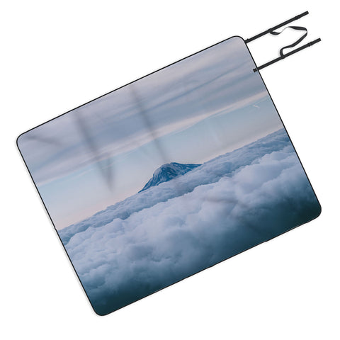 Hannah Kemp Adams above Clouds Picnic Blanket