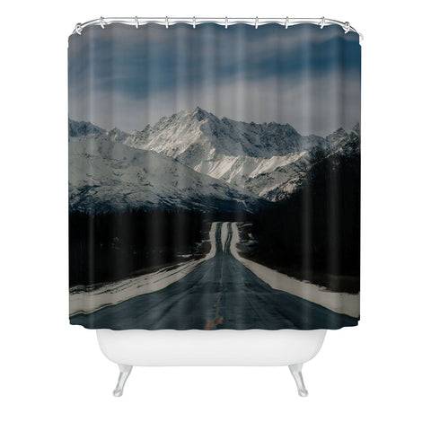 Hannah Kemp Alaska Drive Shower Curtain
