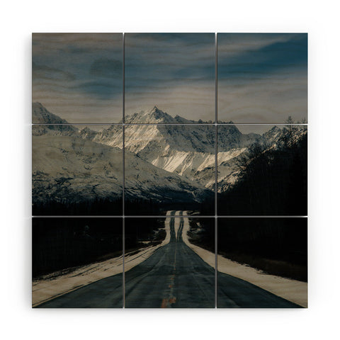 Hannah Kemp Alaska Drive Wood Wall Mural
