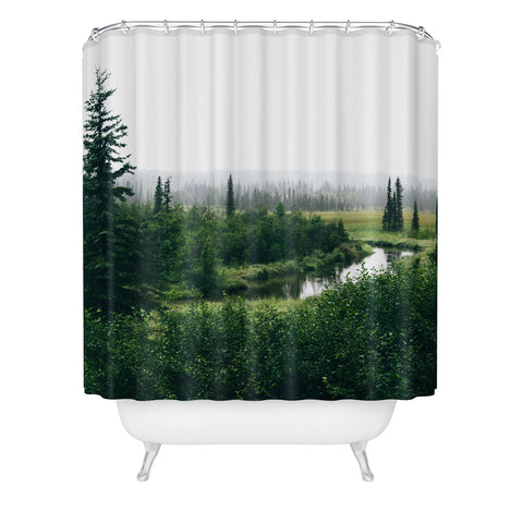 Hannah Kemp Alaska Interior Shower Curtain