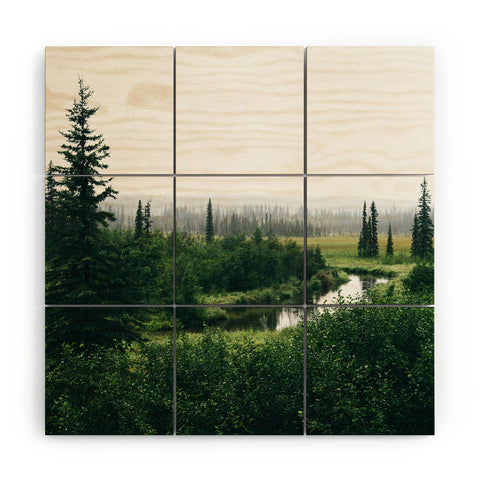 Hannah Kemp Alaska Interior Wood Wall Mural