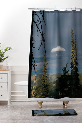 Hannah Kemp All Alone Shower Curtain And Mat