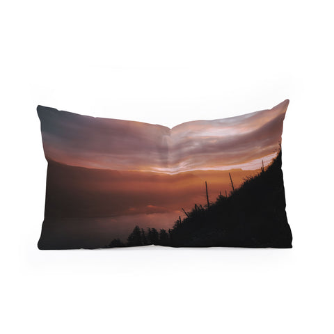 Hannah Kemp An Early Morning Oblong Throw Pillow