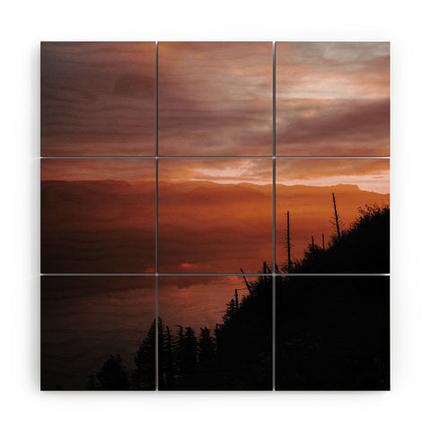 Hannah Kemp An Early Morning Wood Wall Mural