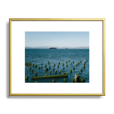 Hannah Kemp Astoria Ships Metal Framed Art Print
