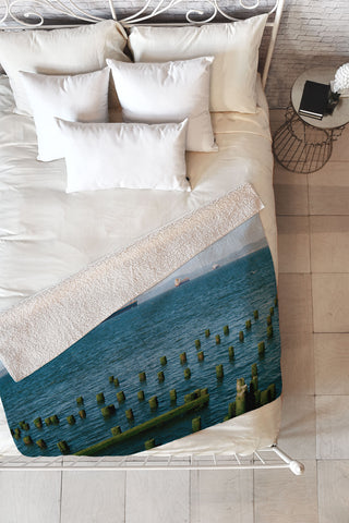 Hannah Kemp Astoria Ships Fleece Throw Blanket