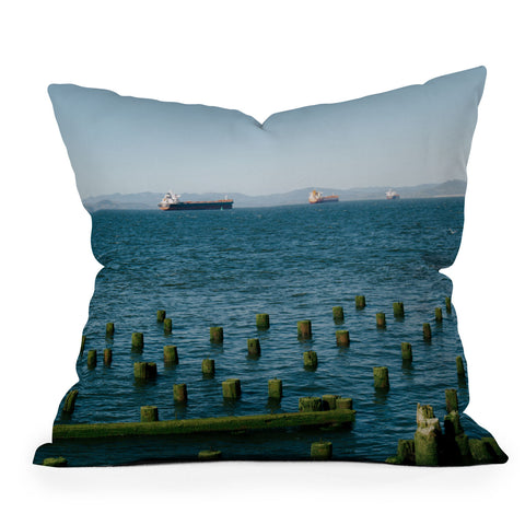 Hannah Kemp Astoria Ships Outdoor Throw Pillow
