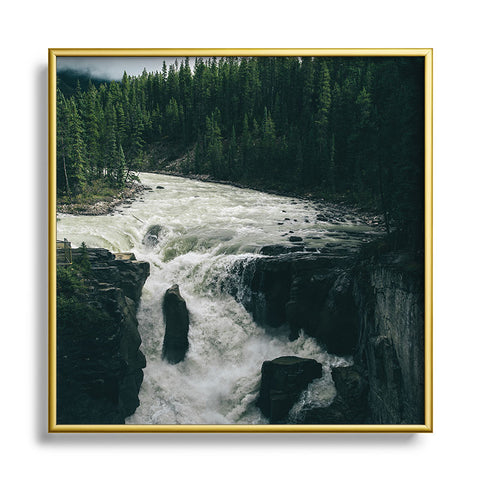 Hannah Kemp Athabasca Square Metal Framed Art Print