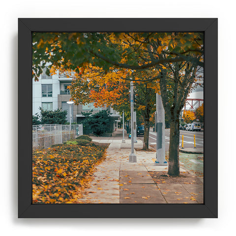 Hannah Kemp Autumn Sidewalk Recessed Framing Square