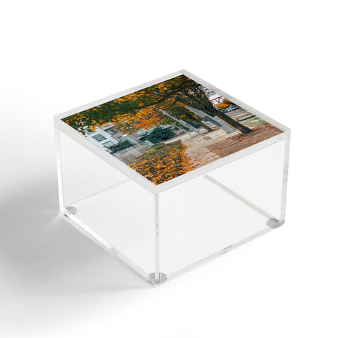 Hannah Kemp Autumn Sidewalk Acrylic Box