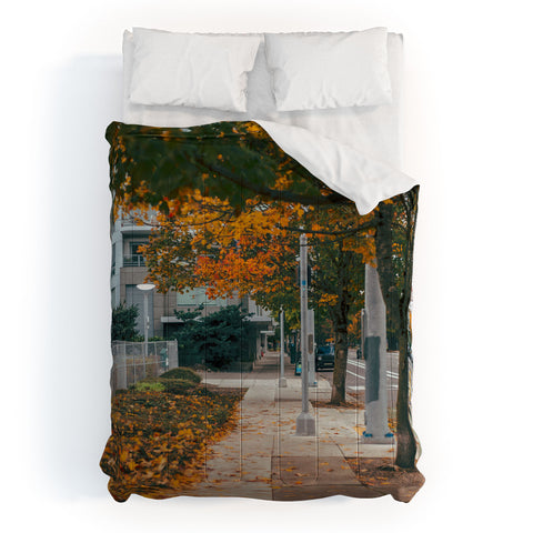 Hannah Kemp Autumn Sidewalk Comforter