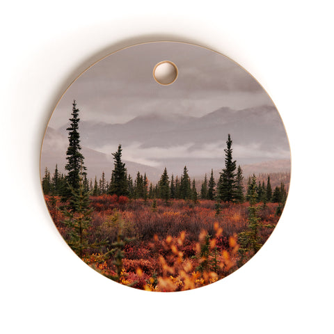 Hannah Kemp Autumn Up North Cutting Board Round