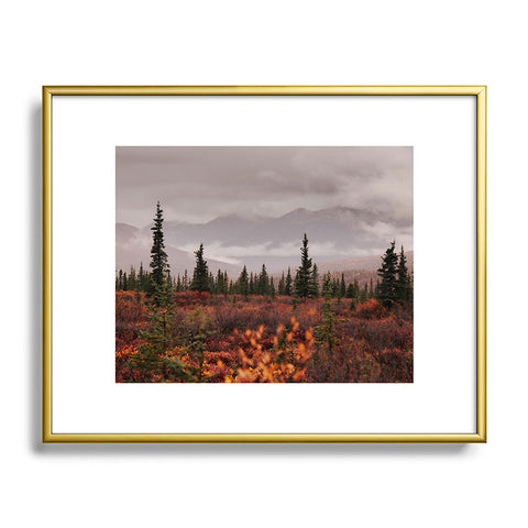 Hannah Kemp Autumn Up North Metal Framed Art Print